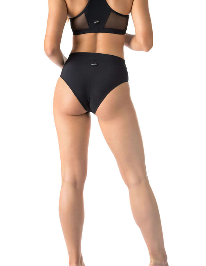 Mesh pole shorts Molly | Shorts | Color: black / mesh | Pole Shorts | Dragonfly Pole Dance Clothing and Bikram Hot Yoga Wear