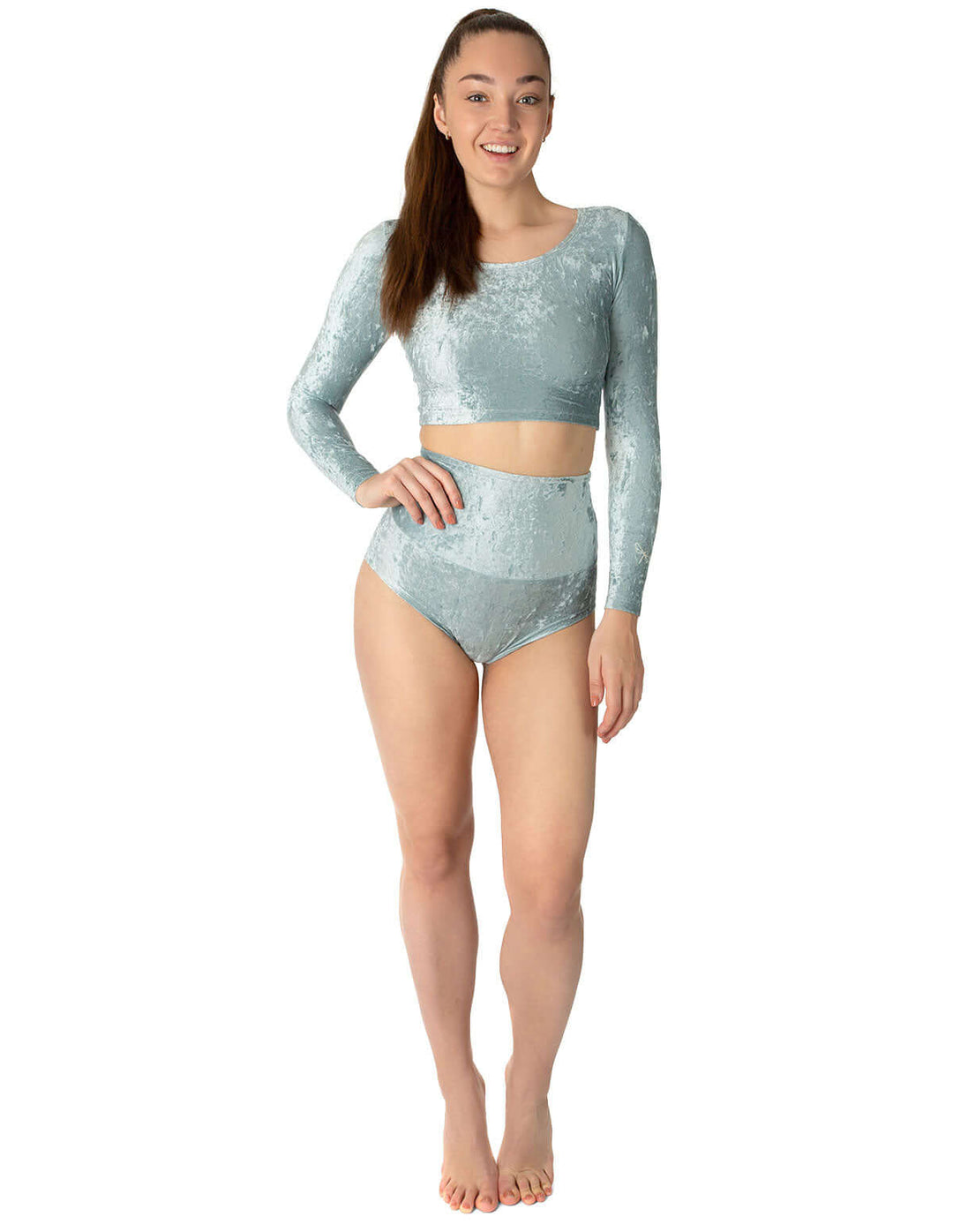 Velvet pole shorts Betty | Shorts | Color: emerald velvet | Pole Shorts | Dragonfly Pole Dance Clothing and Bikram Hot Yoga Wear