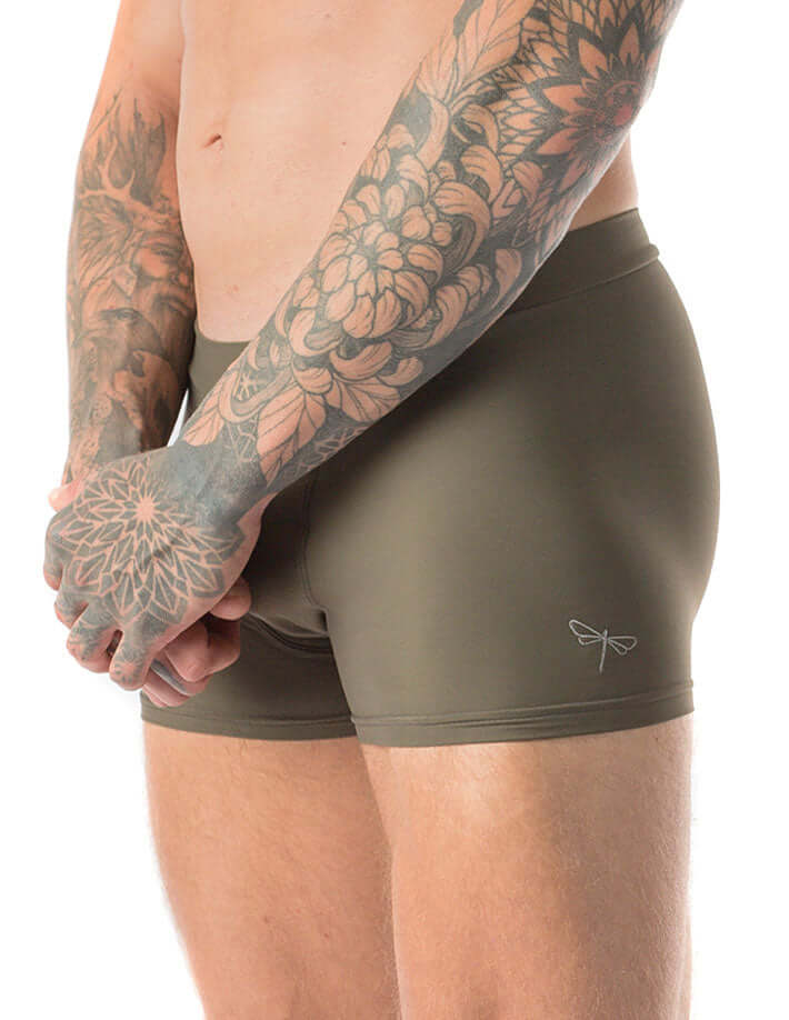 Men's Bikram yoga shorts Mike | Mens shorts | Color: black | Mens Hot Yoga Shorts | Dragonfly Bikram Yoga Shorts for men