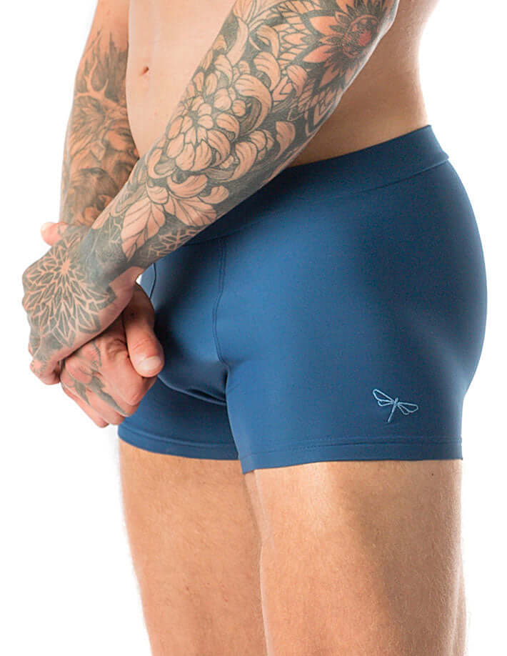 Men's Bikram yoga shorts Mike | Mens shorts | Color: black | Mens Hot Yoga Shorts | Dragonfly Bikram Yoga Shorts for men