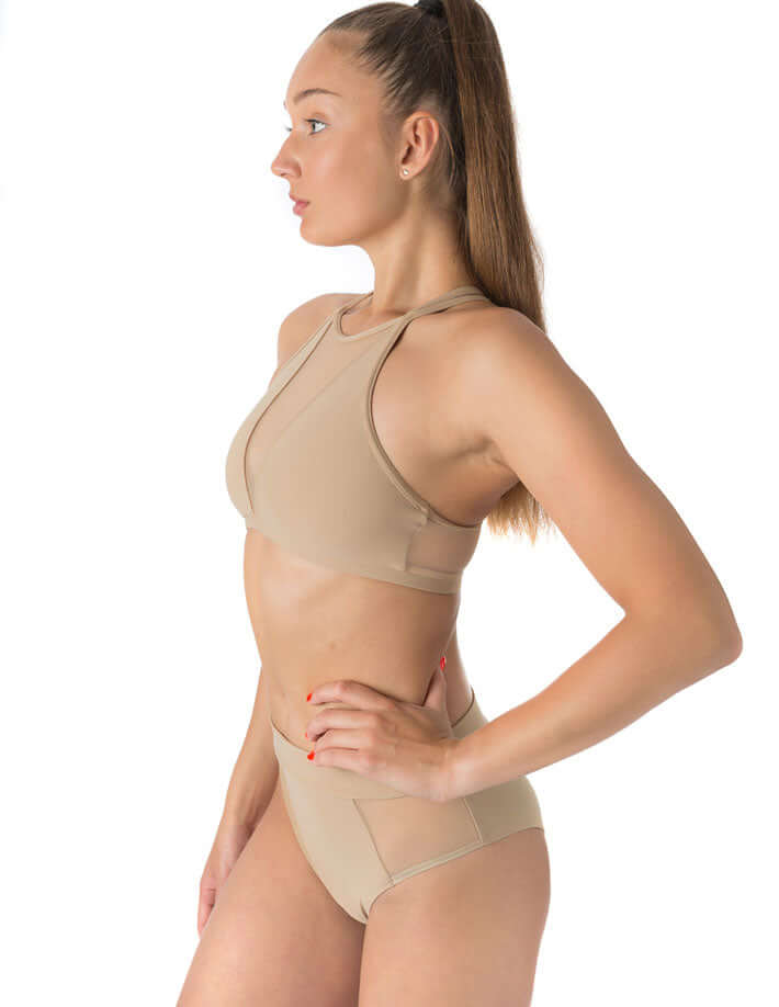 Mesh pole shorts Molly | Shorts | Color: black / mesh | Pole Shorts | Dragonfly Pole Dance Clothing and Bikram Hot Yoga Wear