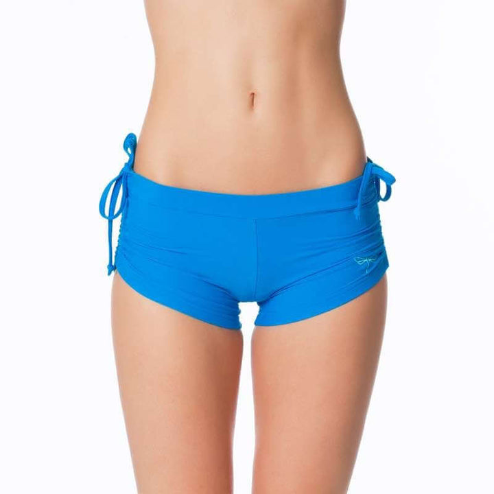 Bikram yoga shorts Michelle | Shorts | Color: azure | Pole Shorts | Dragonfly Pole Dance Clothing and Bikram Hot Yoga Wear