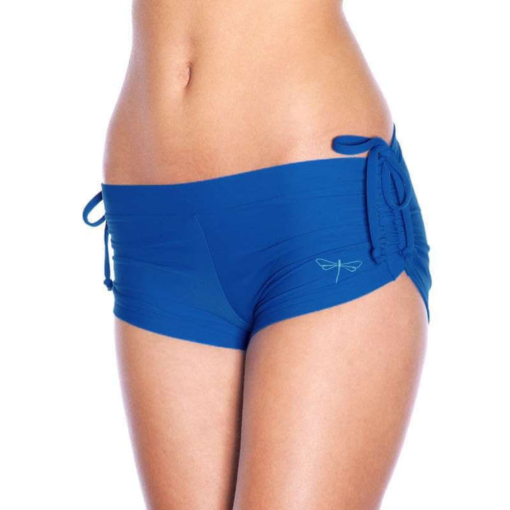 Bikram yoga shorts Michelle | Shorts | Color: blue | Pole Shorts | Dragonfly Pole Dance Clothing and Bikram Hot Yoga Wear