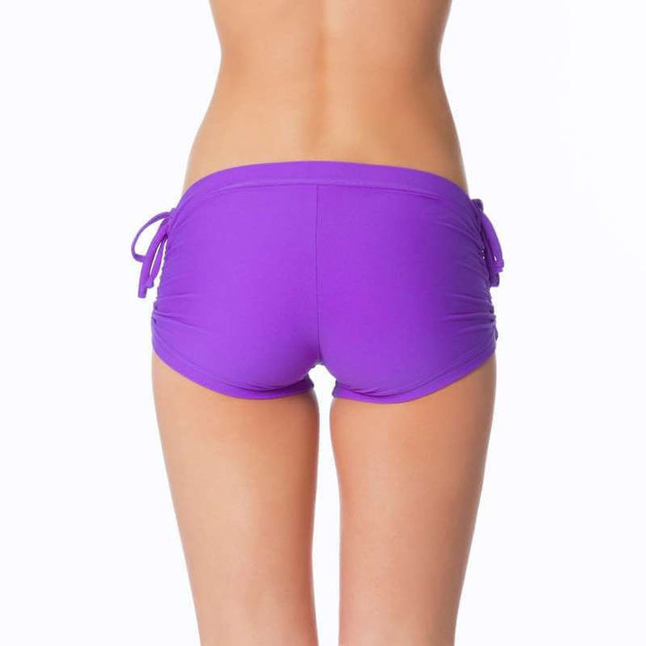 Bikram yoga shorts Michelle | Shorts | Color: blue | Pole Shorts | Dragonfly Pole Dance Clothing and Bikram Hot Yoga Wear