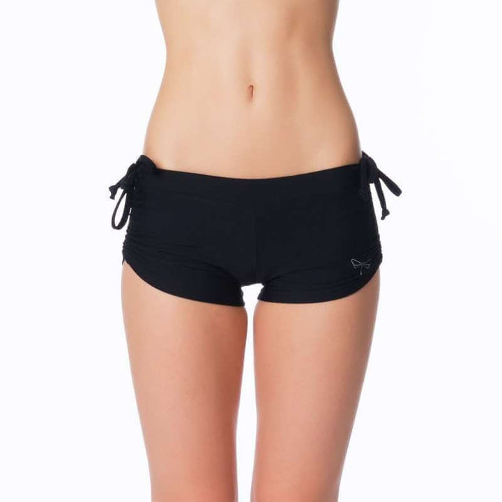 Bikram yoga shorts Michelle | Shorts | Color: blue | Pole Shorts | Dragonfly Pole Dance Clothing and Bikram Hot Yoga Wear