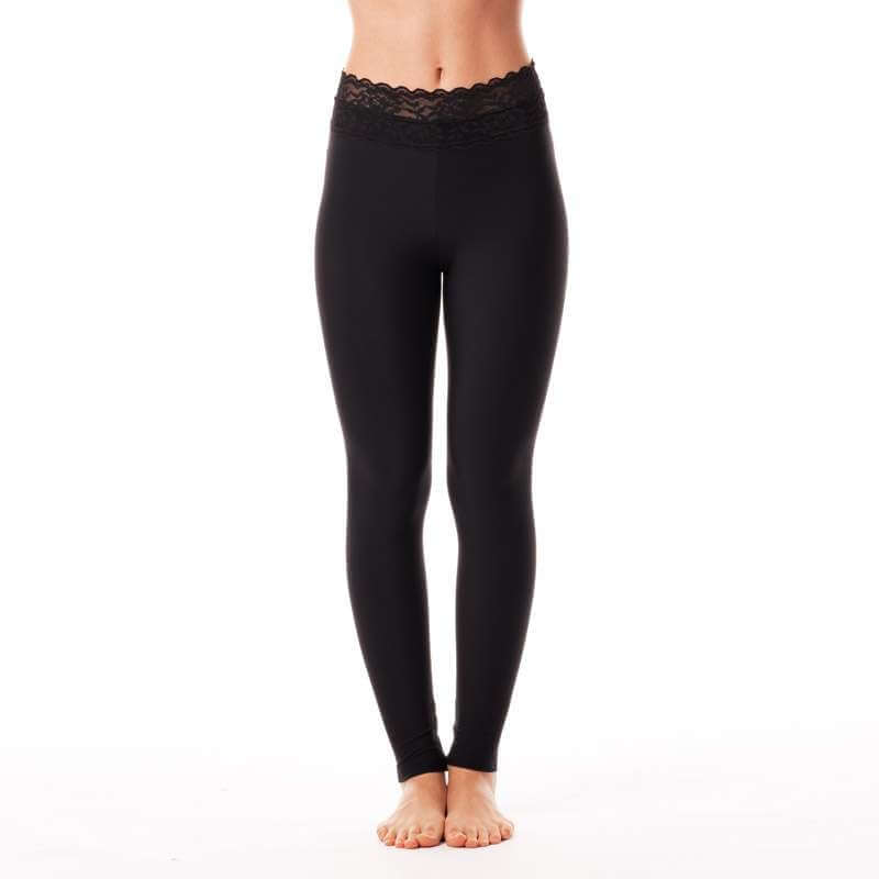 Lace leggings Adriana | Leggings | Color: violet lace | Yoga Leggings | Dragonfly Pole Wear and Bikram Hot Yoga Clothes