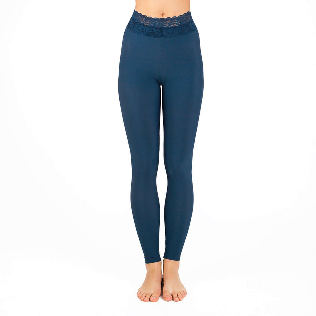 Lace leggings Adriana | Leggings | Color: violet lace | Yoga Leggings | Dragonfly Pole Wear and Bikram Hot Yoga Clothes