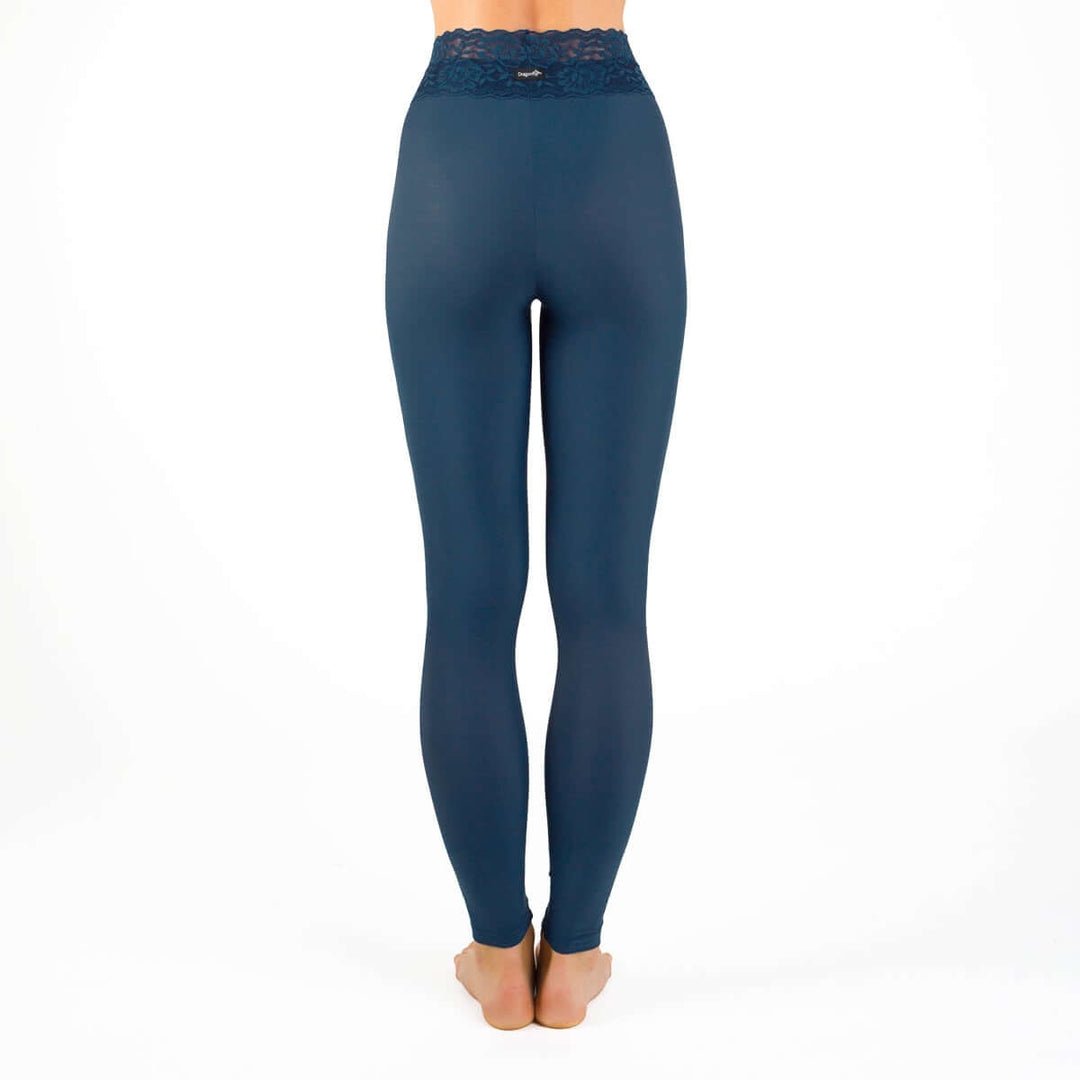 Lace leggings Adriana | Leggings | Color: violet lace | Yoga Leggings | Dragonfly Pole Wear and Bikram Hot Yoga Clothes