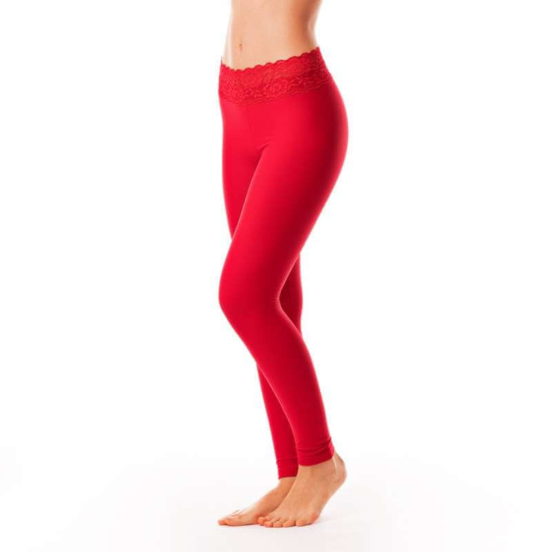 Lace leggings Adriana | Leggings | Color: violet lace | Yoga Leggings | Dragonfly Pole Wear and Bikram Hot Yoga Clothes