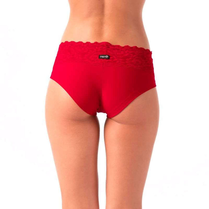 Lace pole shorts Mia | Shorts | Color: ruby lace | Pole Shorts | Dragonfly Pole Dance Clothing and Bikram Hot Yoga Wear