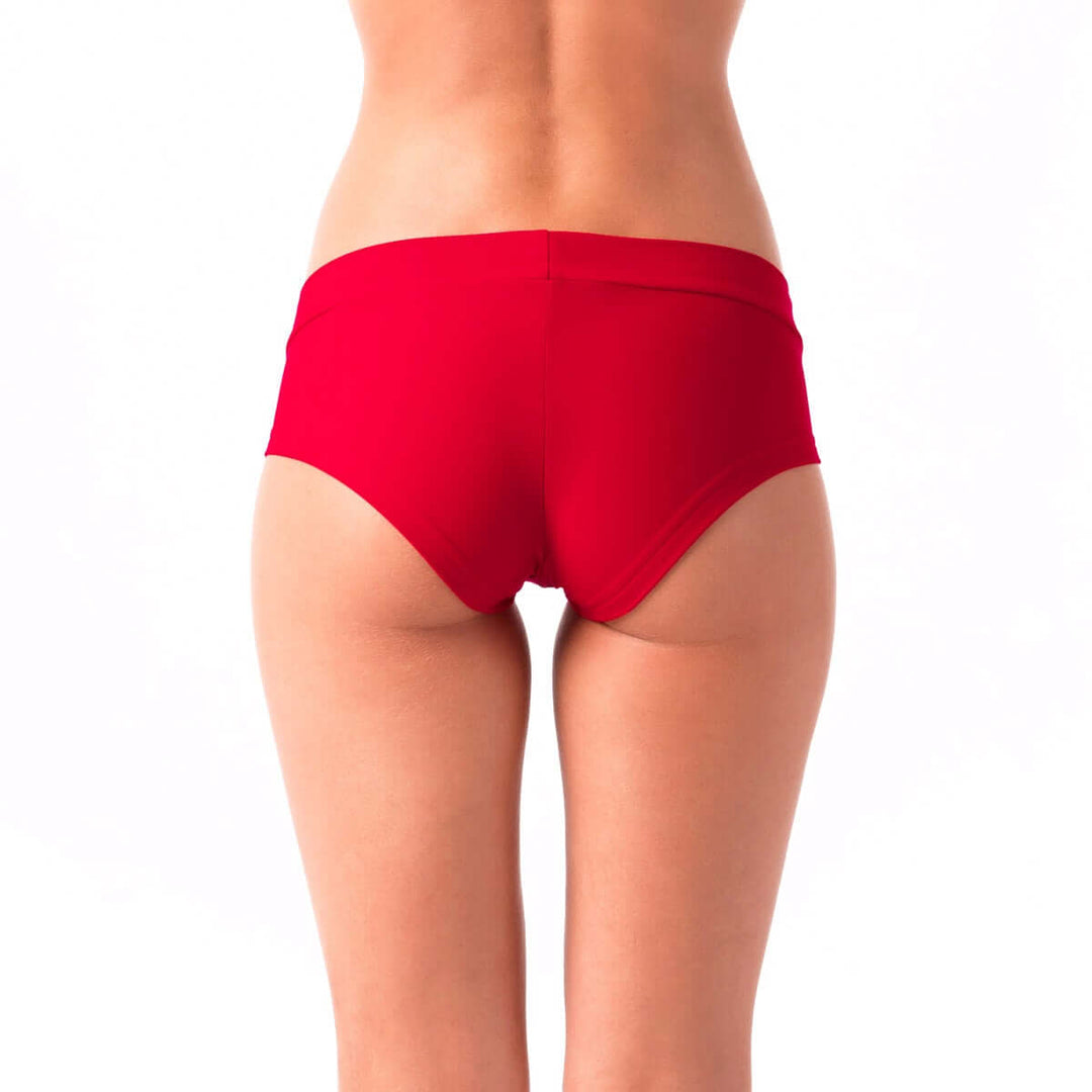Low waisted shorts Mia | Shorts | Color: ruby | Pole Shorts | Dragonfly Pole Dance Clothing and Bikram Hot Yoga Wear