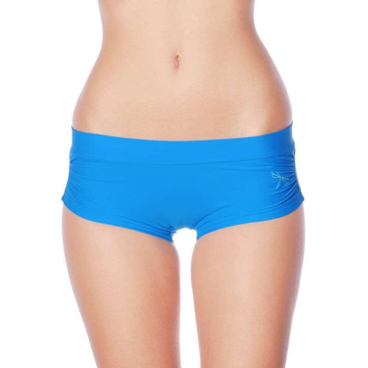 Nikita shorts | Shorts | Color: azure | Pole Shorts | Dragonfly Pole Dance Clothing and Bikram Hot Yoga Wear