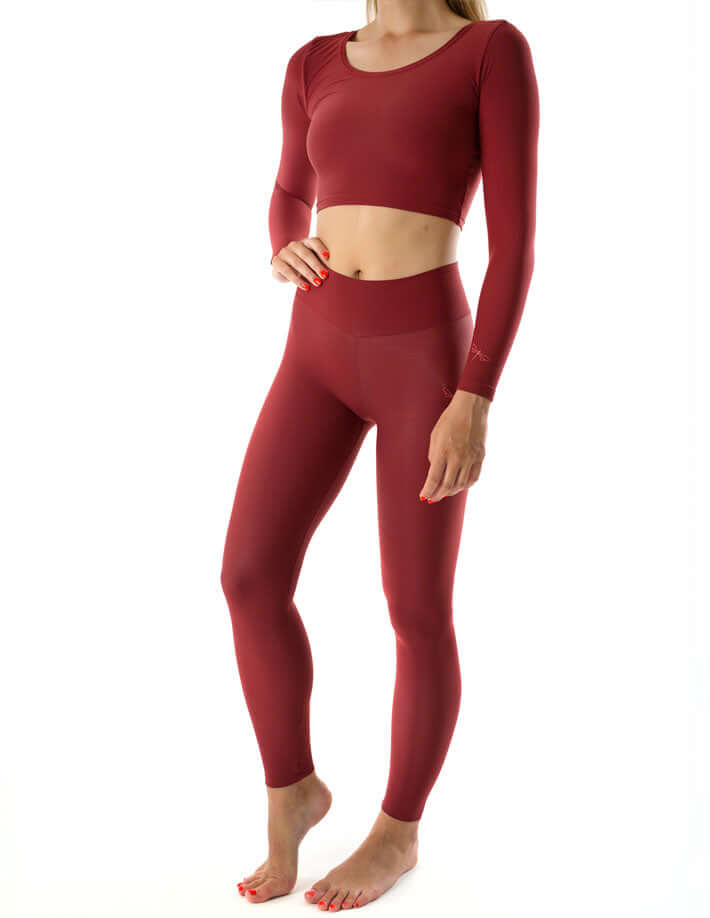 Mid rise leggings Adriana | Leggings | Color: black | Yoga Leggings | Dragonfly Pole Wear and Bikram Hot Yoga Clothes