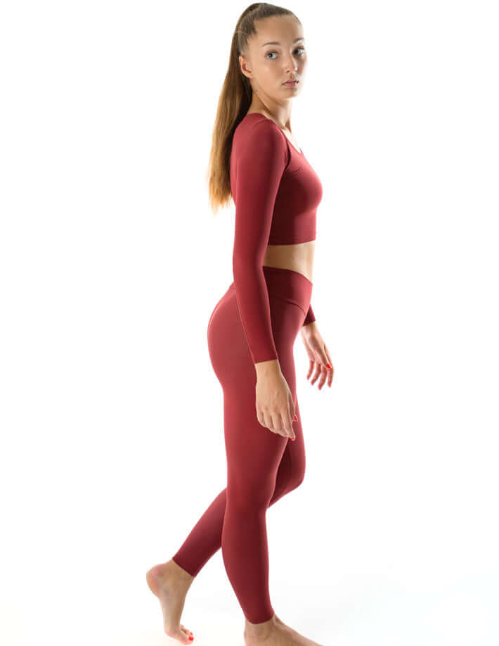 Mid rise leggings Adriana | Leggings | Color: black | Yoga Leggings | Dragonfly Pole Wear and Bikram Hot Yoga Clothes