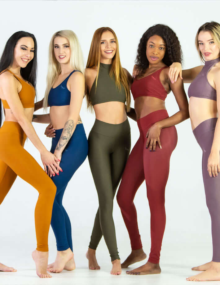 Mid rise leggings Adriana | Leggings | Color: black | Yoga Leggings | Dragonfly Pole Wear and Bikram Hot Yoga Clothes