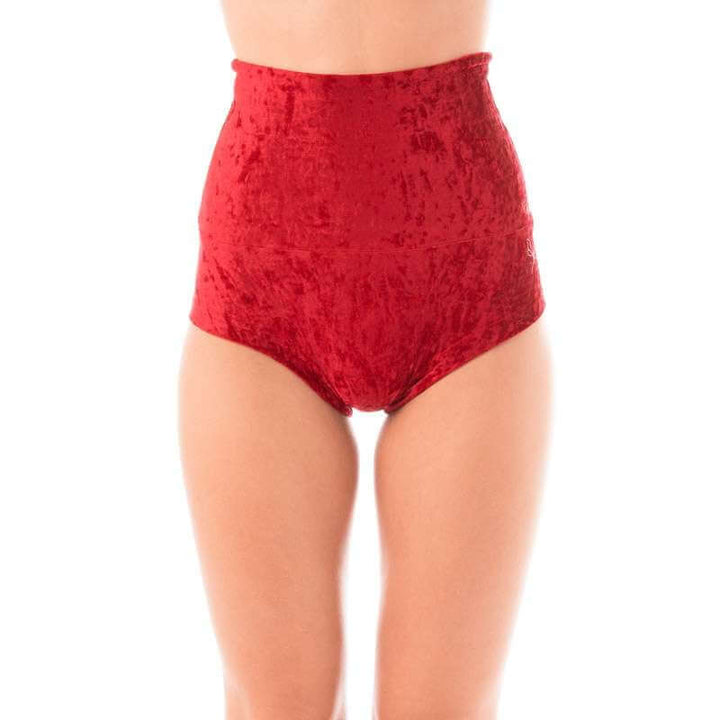 Velvet pole shorts Betty | Shorts | Color: emerald velvet | Samt Pole Dance Shorts | Dragonfly Pole Dance Clothing and Bikram Hot Yoga Wear