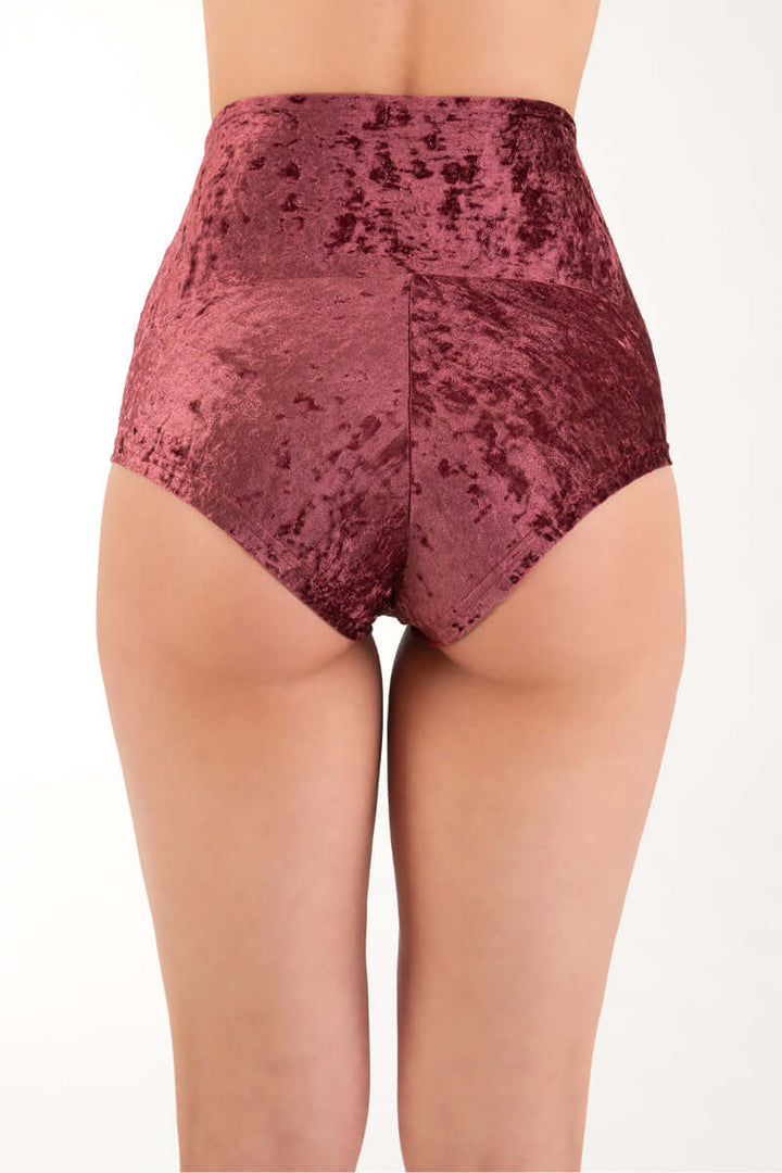 Velvet pole shorts Betty | Shorts | Color: emerald velvet | Pole Shorts | Dragonfly Pole Dance Clothing and Bikram Hot Yoga Wear