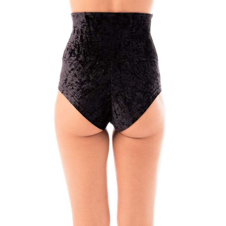 Velvet pole shorts Betty | Shorts | Color: emerald velvet | Pole Shorts | Dragonfly Pole Dance Clothing and Bikram Hot Yoga Wear