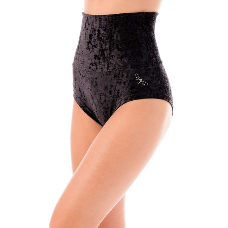 Velvet pole shorts Betty | Shorts | Color: emerald velvet | Pole Shorts | Dragonfly Pole Dance Clothing and Bikram Hot Yoga Wear