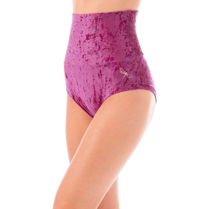 Velvet pole shorts Betty | Shorts | Color: emerald velvet | Pole Shorts | Dragonfly Pole Dance Clothing and Bikram Hot Yoga Wear