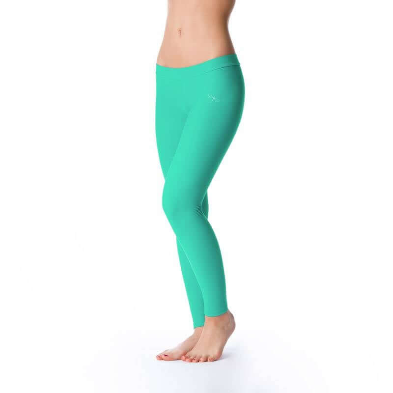 Low waist leggings Lisa | Leggings | Color: mint | Yoga Leggings | Dragonfly Pole Wear and Bikram Hot Yoga Clothes