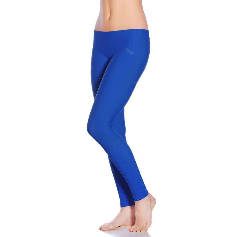 Low waist leggings Lisa | Leggings | Color: blue | Yoga Leggings | Dragonfly Pole Wear and Bikram Hot Yoga Clothes