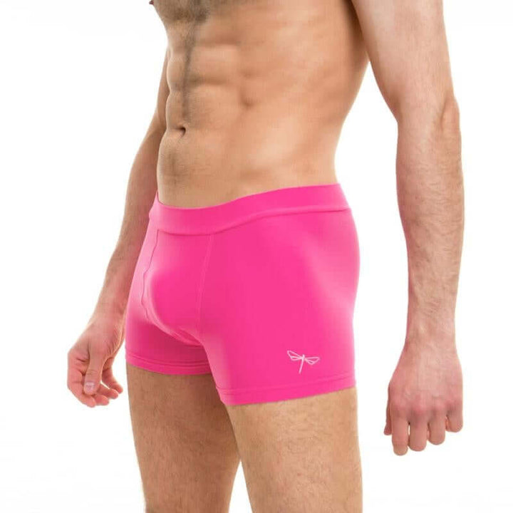 Men's Bikram yoga shorts Mike | Mens shorts | Color: pink | Mens Hot Yoga Shorts | Dragonfly Bikram Yoga Shorts for men