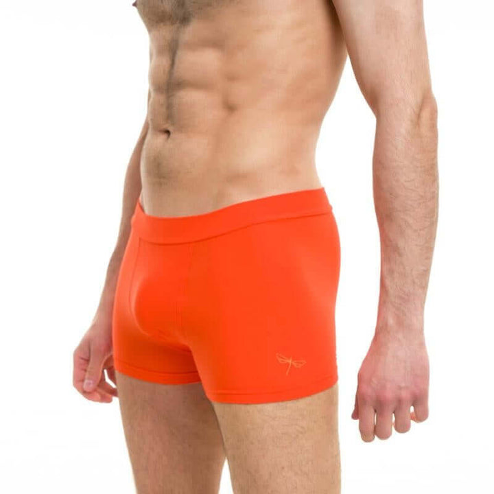 Men's Bikram yoga shorts Mike | Mens shorts | Color: orange | Mens Hot Yoga Shorts | Dragonfly Bikram Yoga Shorts for men
