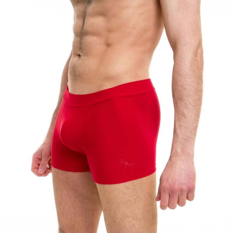 Men's Bikram yoga shorts Mike | Mens shorts | Color: red | Mens Hot Yoga Shorts | Dragonfly Bikram Yoga Shorts for men