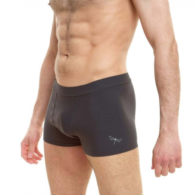 Men's Bikram yoga shorts Mike | Mens shorts | Color: grey | Mens Hot Yoga Shorts | Dragonfly Bikram Yoga Shorts for men