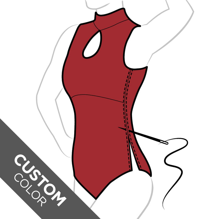 Daria custom Leotard Dragonfly XS burgundy