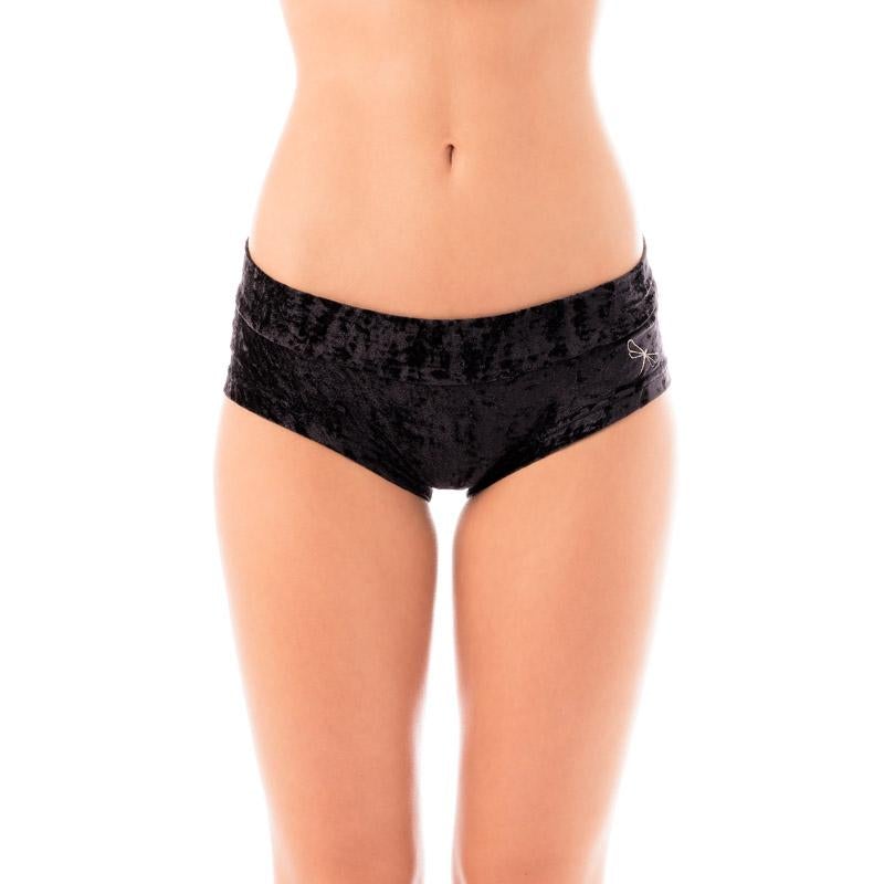 Hot pants velvet Shorts Dragonfly XS black velvet