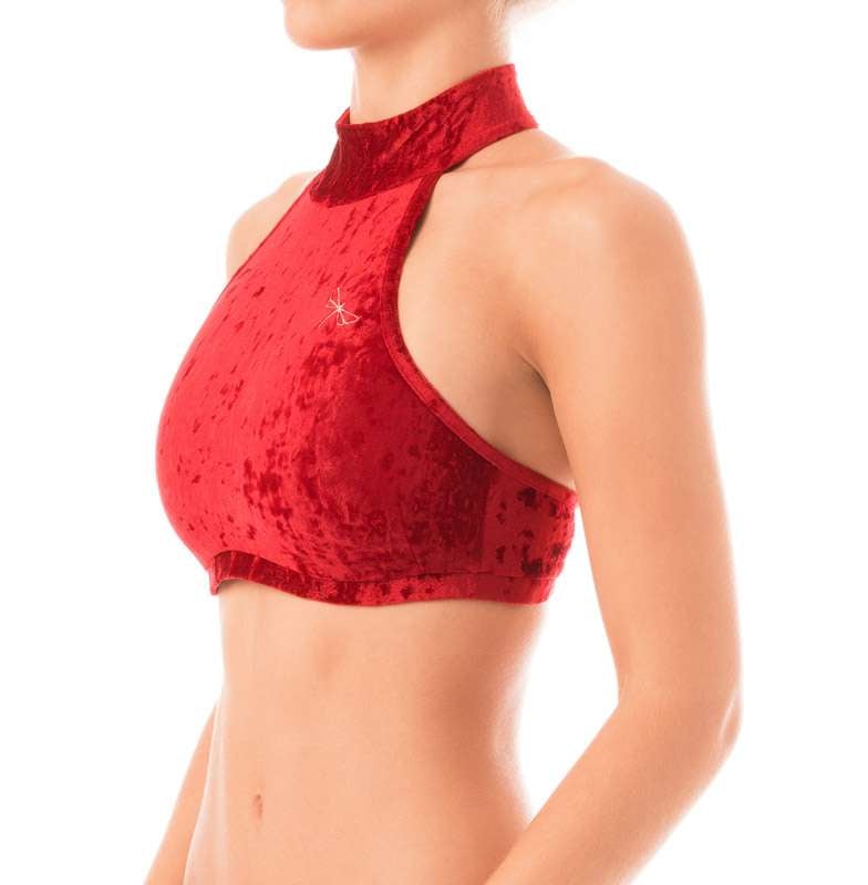 Lisette top velvet Sports bra Dragonfly