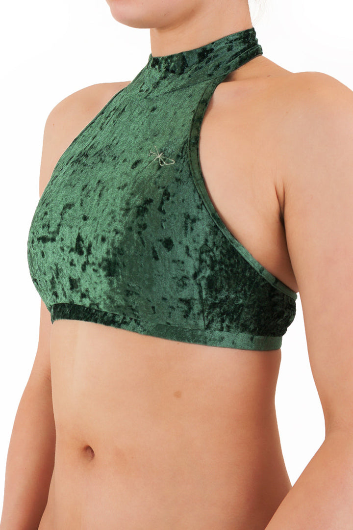 Lisette top velvet Sports bra Dragonfly