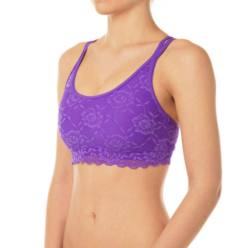 Nicole lace Sports bra Dragonfly M violet lace