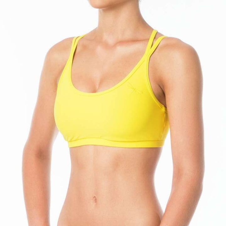 Nicole top Sports bra Dragonfly XS yellow