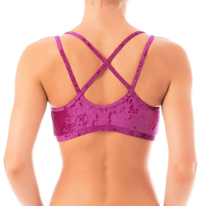 Nicole top velvet Sports bra Dragonfly