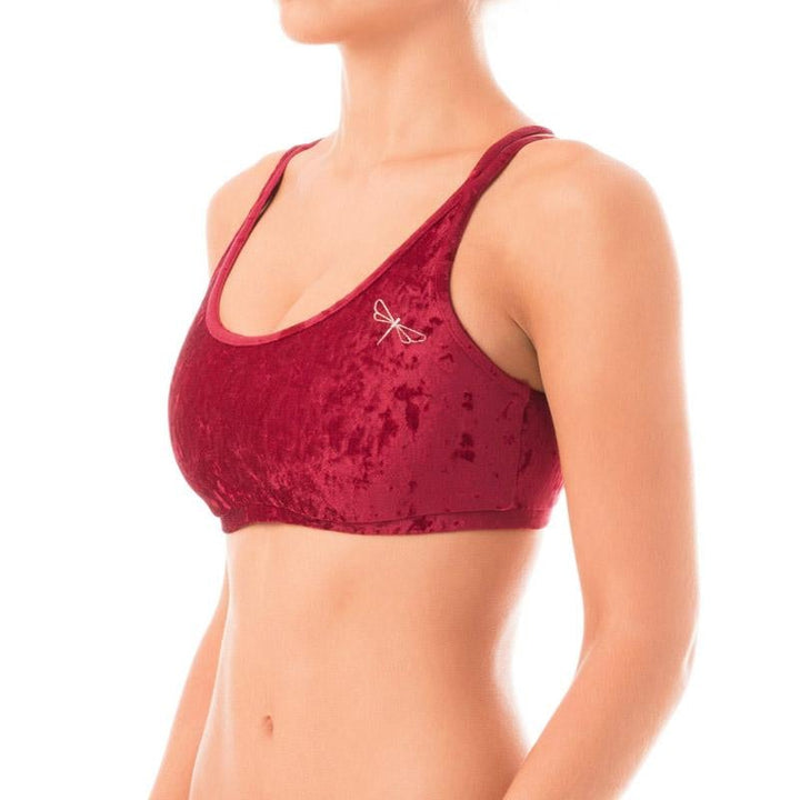 Nicole top velvet Sports bra Dragonfly