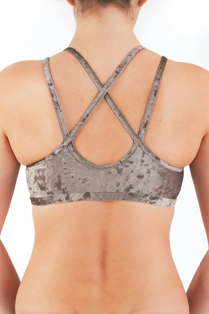 Nicole top velvet Sports bra Dragonfly