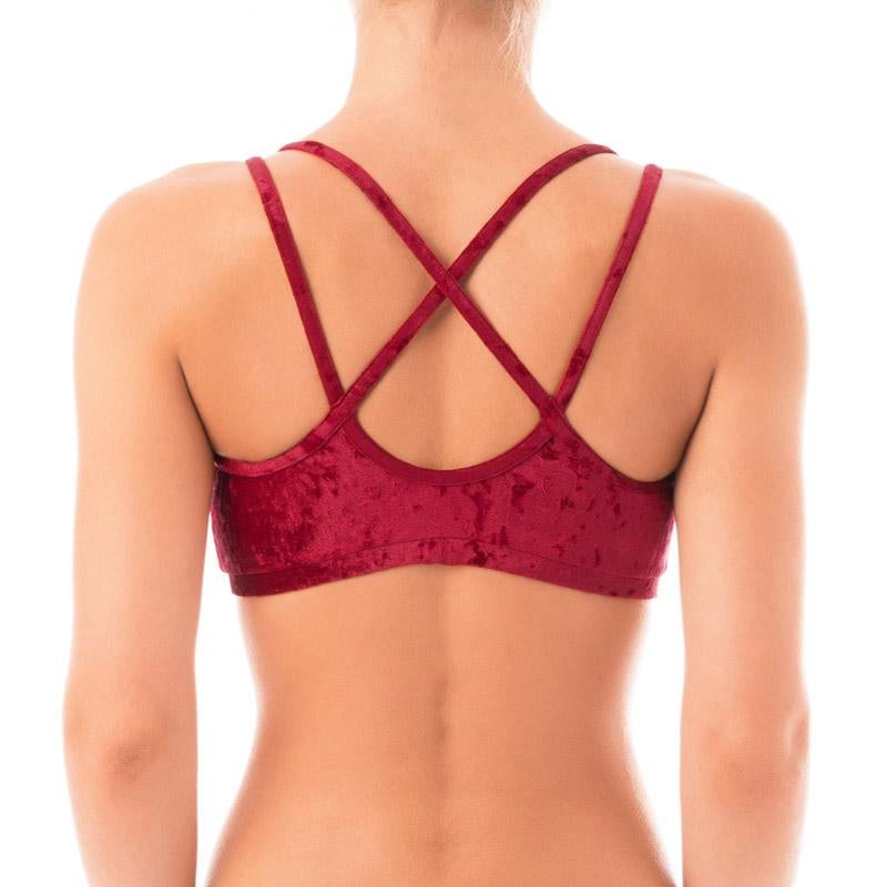 Nicole top velvet Sports bra Dragonfly